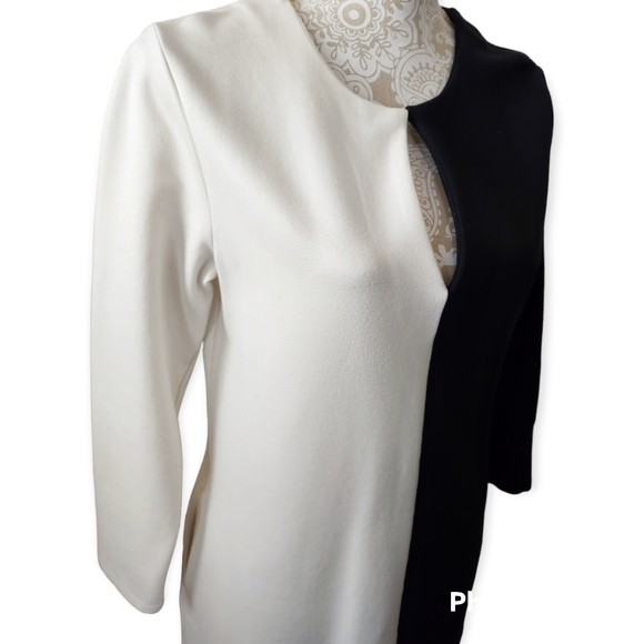 Kenneth Cole New York Black & White Dress size Large - Picture 14 of 16